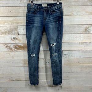 BKE Jeans Womens 25x31.5 Blue Stella Slim Fit Low Rise Skinny Stretch Y2K Denim‎